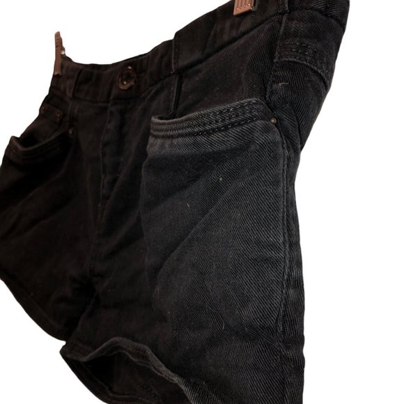 theory theyskens' black denim jeans shorts 25 - Picture 5 of 5